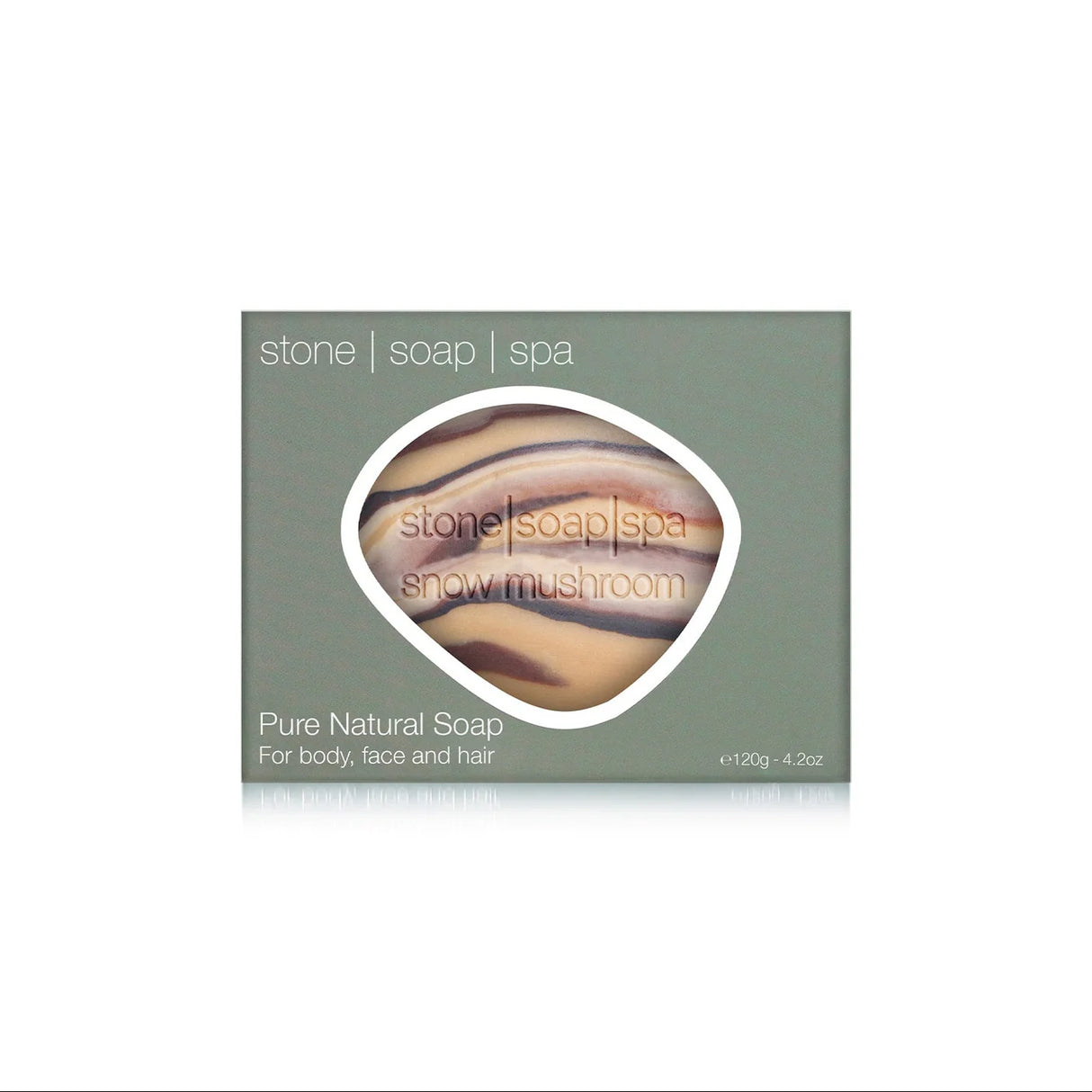 Soapi Seife “Stone Soap Snow Mushroom” | Natürliche Pflege | Soapi