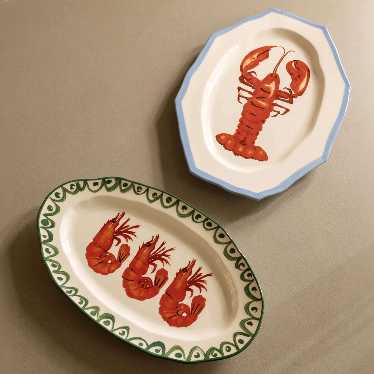&Klevering Servierteller „Sirène Lobster“ | Maritim & markant | &Klevering