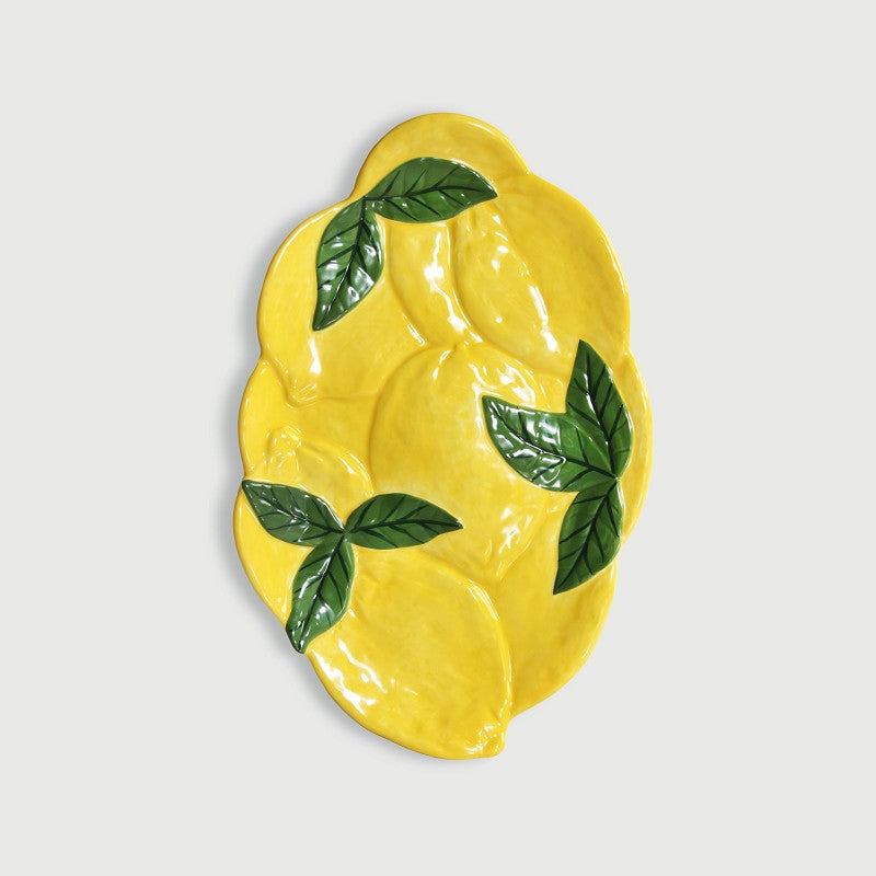 &Klevering Servierteller "Zitronen" | &Klevering | 28,5cmx19cm