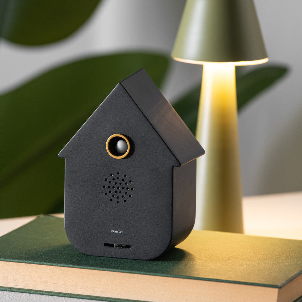 Karlsson Soundbox “Large” Black | Entspannende Naturklänge | Karlsson