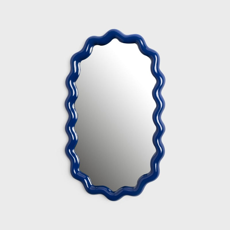 &Klevering Spiegel „Zigzag Blue“ | Knallig und grafisch | &Klevering