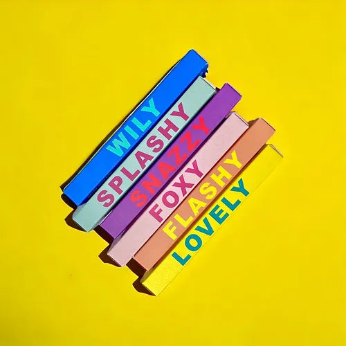 pinkstories Stabkerzen Pinkstories "Rainbow Studio Flashy" | 2 Stk., Handgemacht