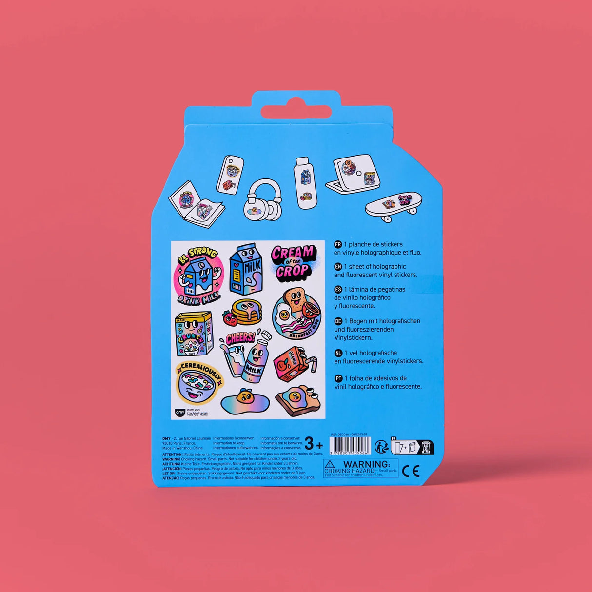 OMY Sticker „Big Milk“ | extra groß & kreativ | OMY