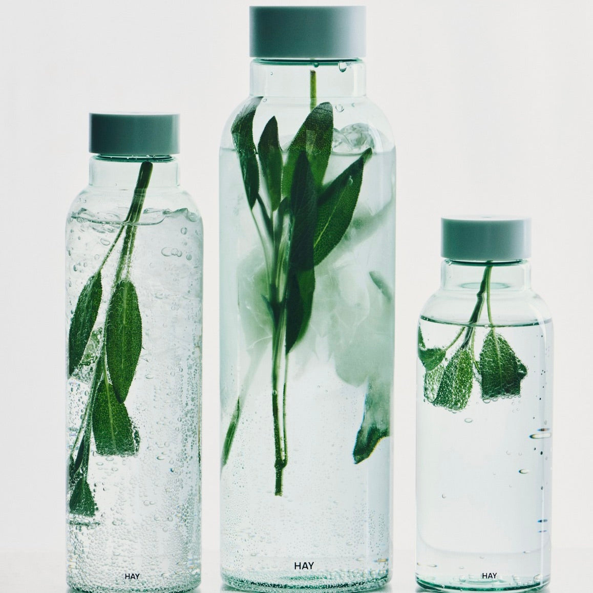HAY Trinkflasche „Miz Water Bottle No. 2 Ice Blue“ 720ml | Clean Design | HAY