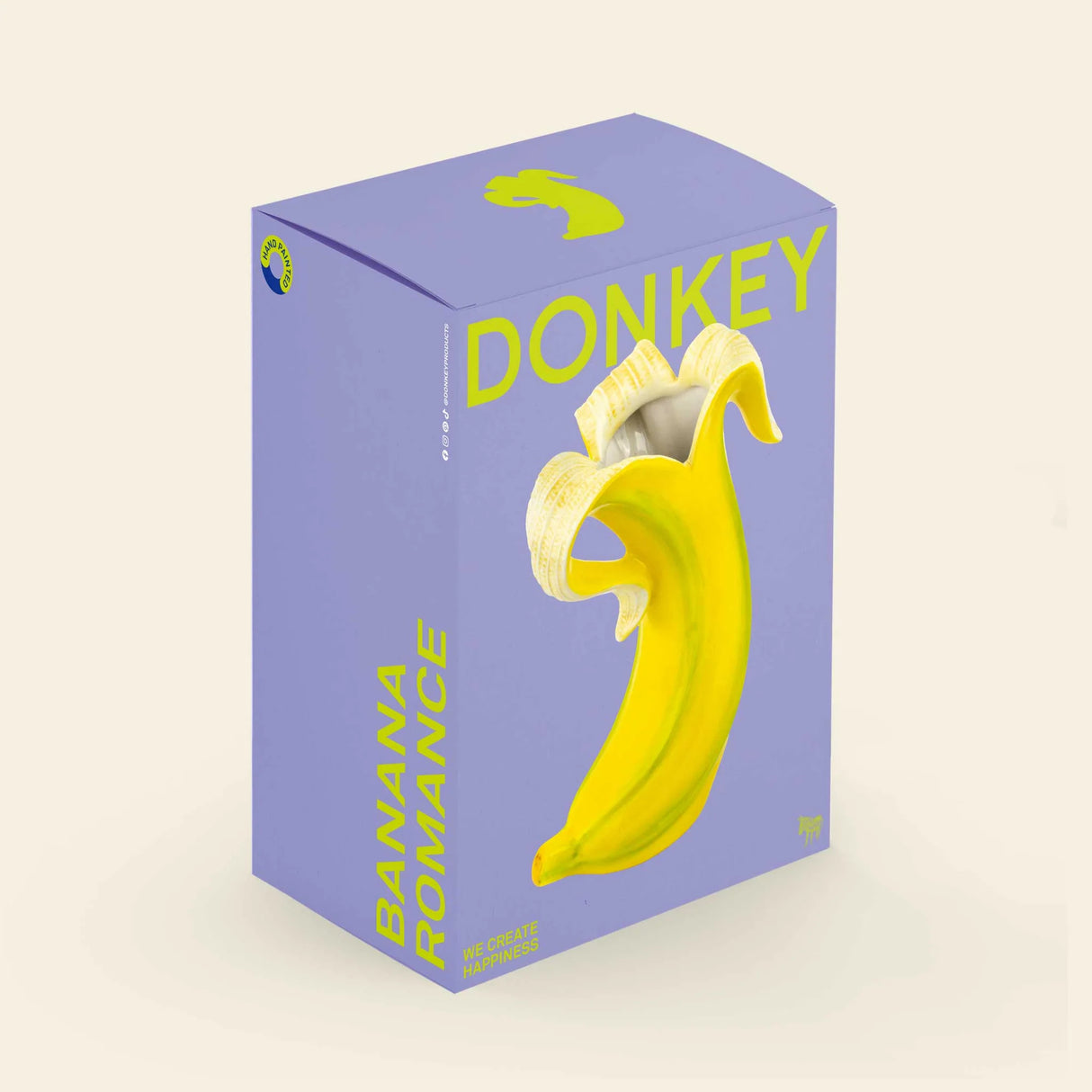 Donkey Products Vase „Banana Romance Medium“ | Fruchtige Vase | Donkey Products