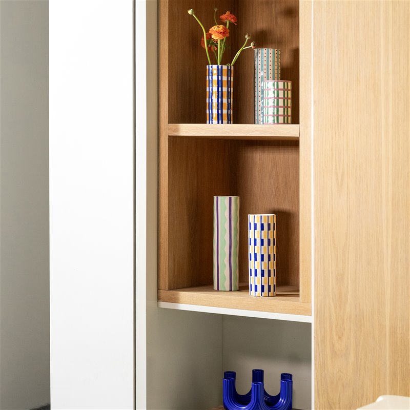 &Klevering Vase &Klevering “Clash Check” | 1&x8 cm | Stilvoller Blickfang