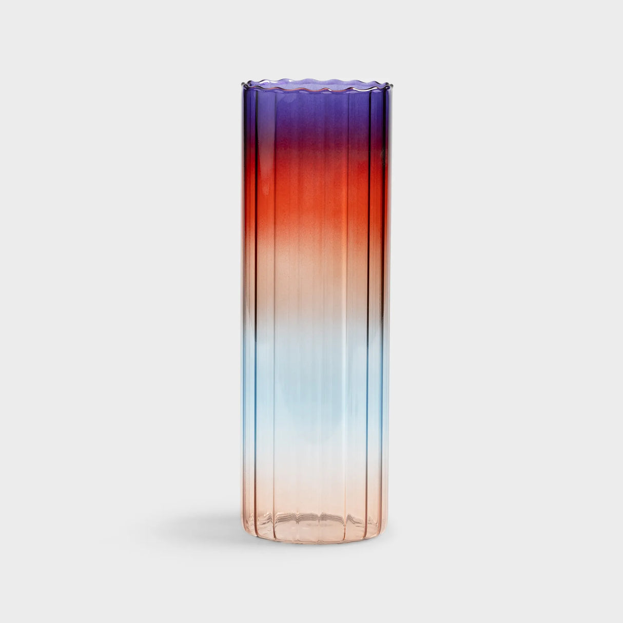 &Klevering Vase &Klevering “Gradient Evening” Small | Glas | Dezente Farbnuancen