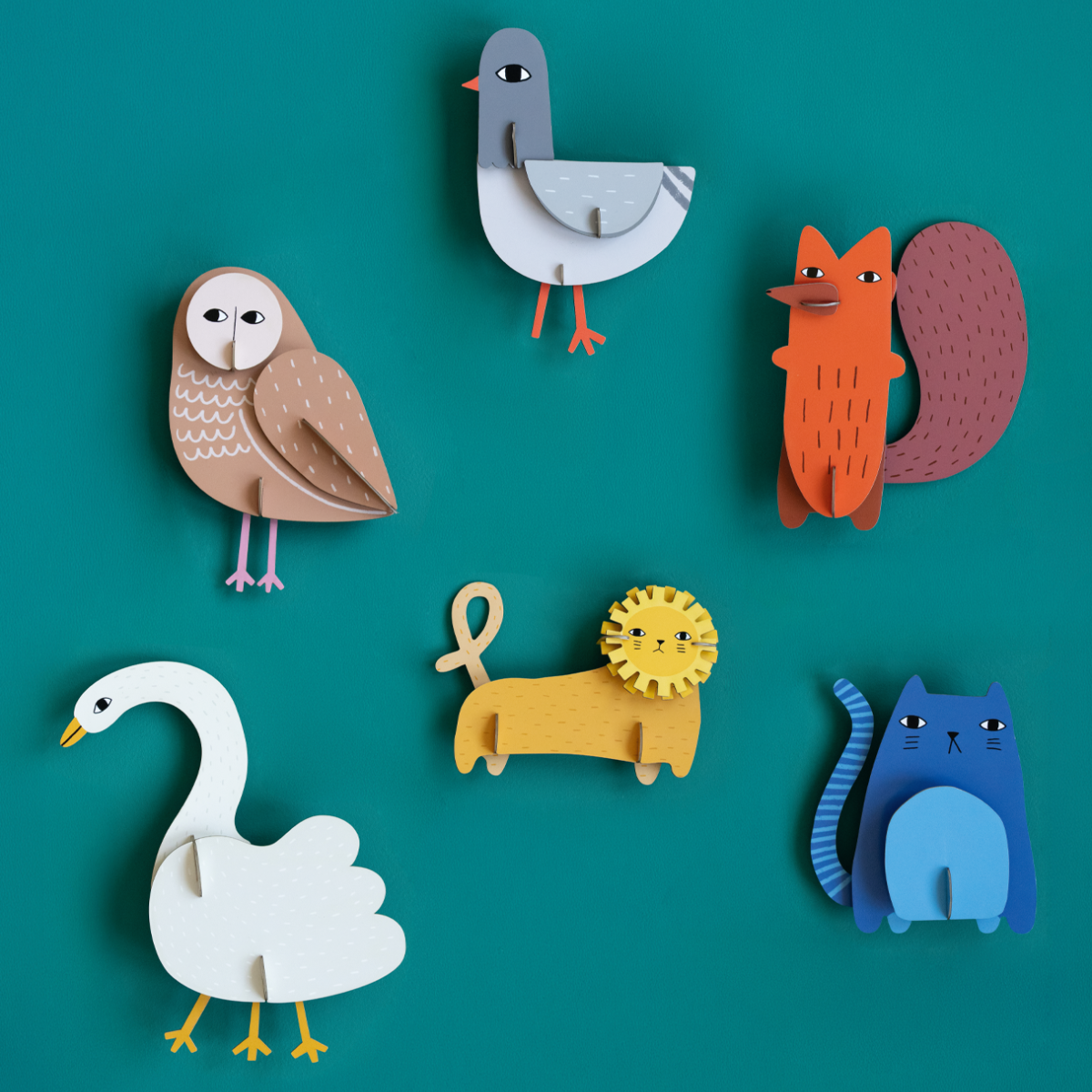 studio ROOF Wanddeko “Richie Lion” | Tierisches Design | Studio Roof