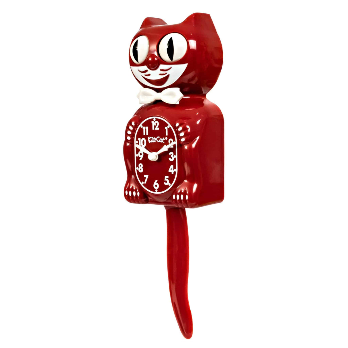Kit-Cat Clock Wanduhr Kit-Cat Clock "Red" | Zeitloses Design