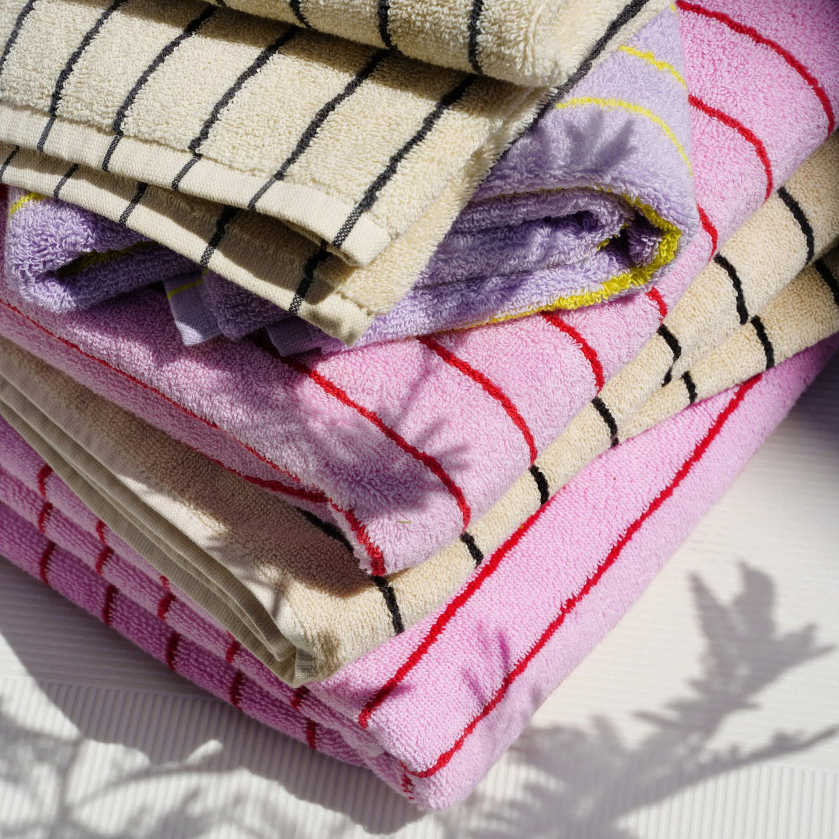 BONGUSTA Waschlappen BONGUSTA “Naram Baby Pink & Sky Patrol” | 30x30 cm | Sanfte Farbkombination