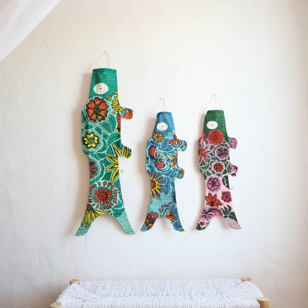 Madame MO Windfisch „Green Blossom 100cm“ | Florales Design | Madame Mo