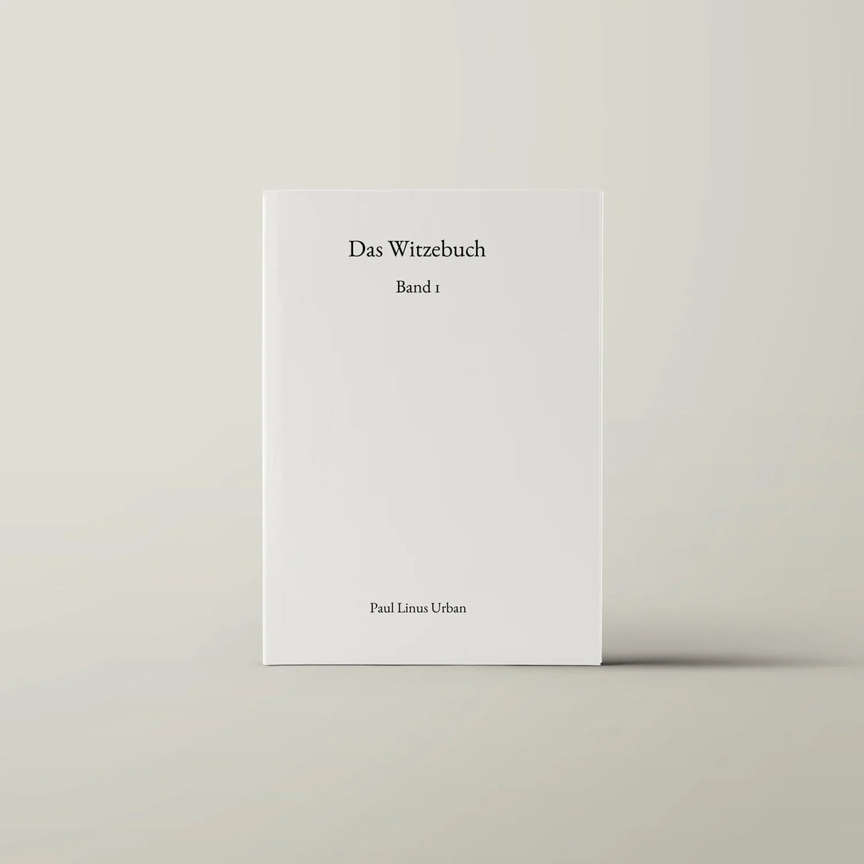Paul Urban Das Witzebuch Band 1