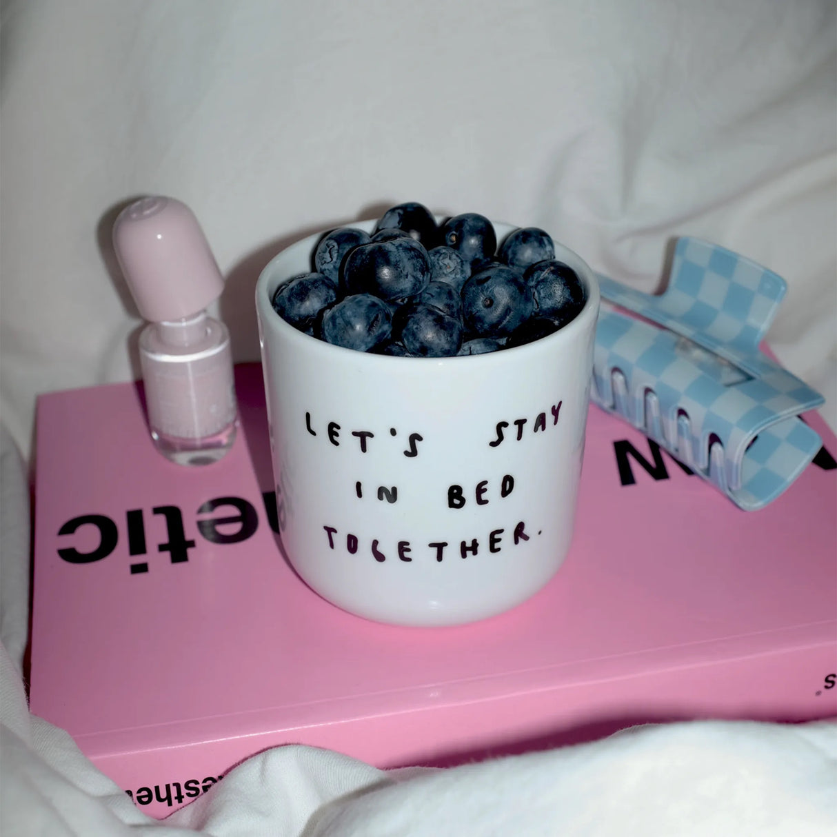 YAHYA Studio Becher "Let's stay in bed together"