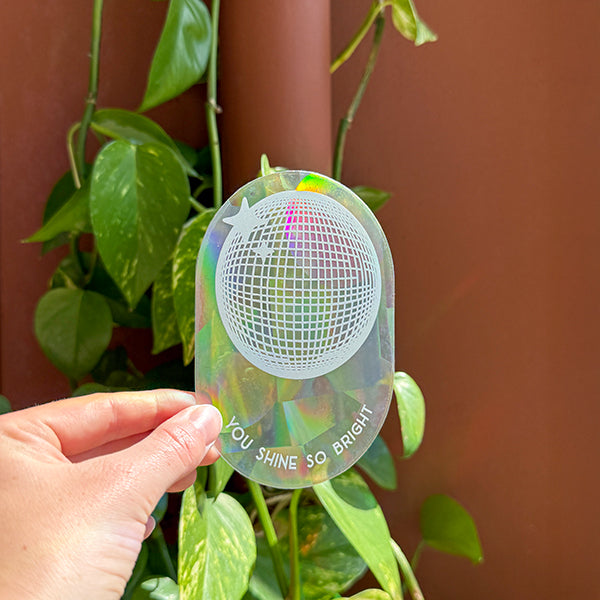 Botanopia Rainbow-Sticker Botanopia „You shine so bright“ | Für Licht & gute Laune
