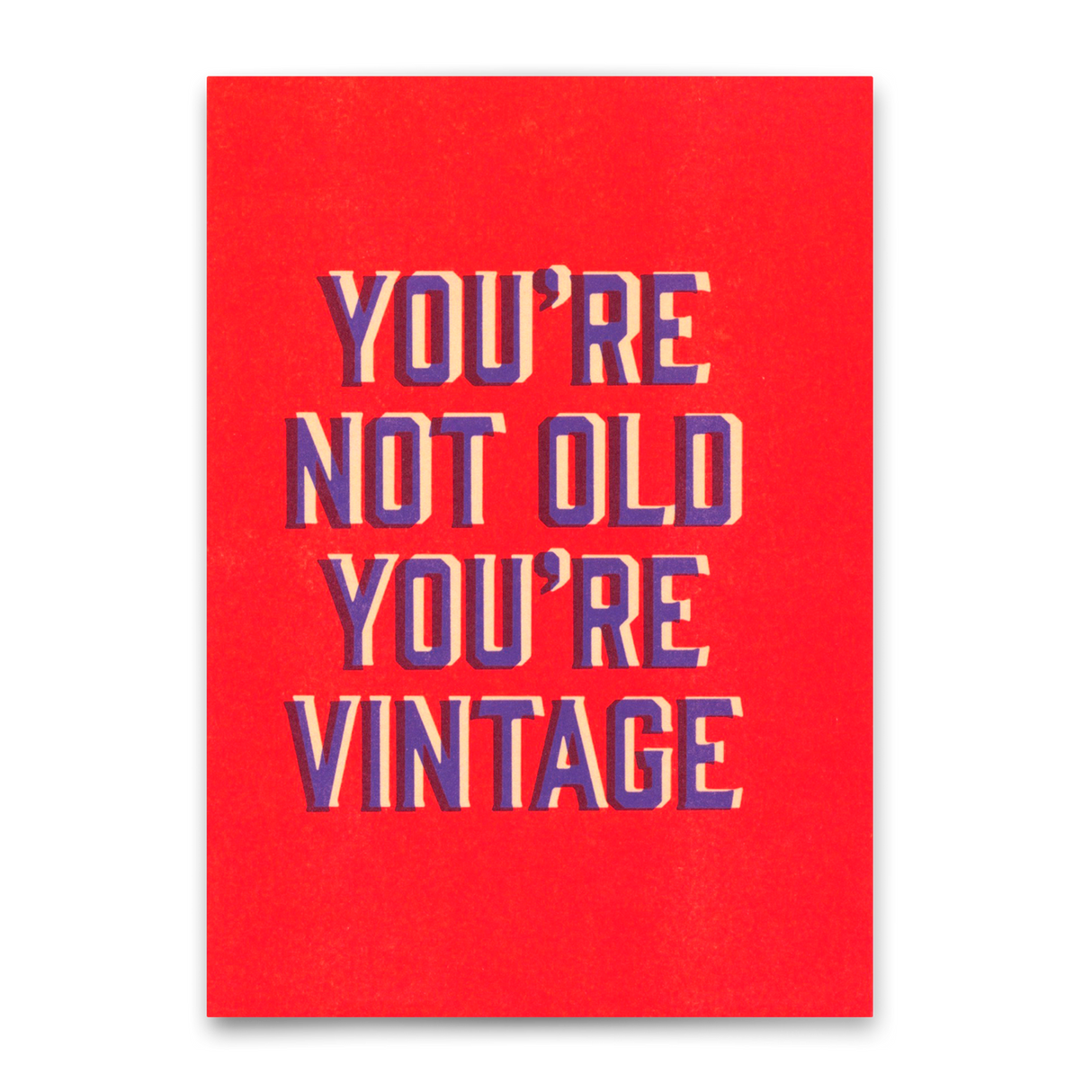 Deli Cards Postkarte "You`re vintage" | Lustige Karte zum Geburtstag