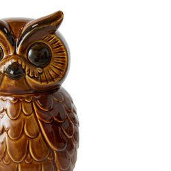 HKliving Keramikdose "Owl roasted" | HKliving | Aufbewahrung mit Retro-Charme