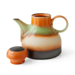 HKliving Kaffeekanne "70s Ceramics Morning" | HKliving | Keramikkanne im Retro-Design