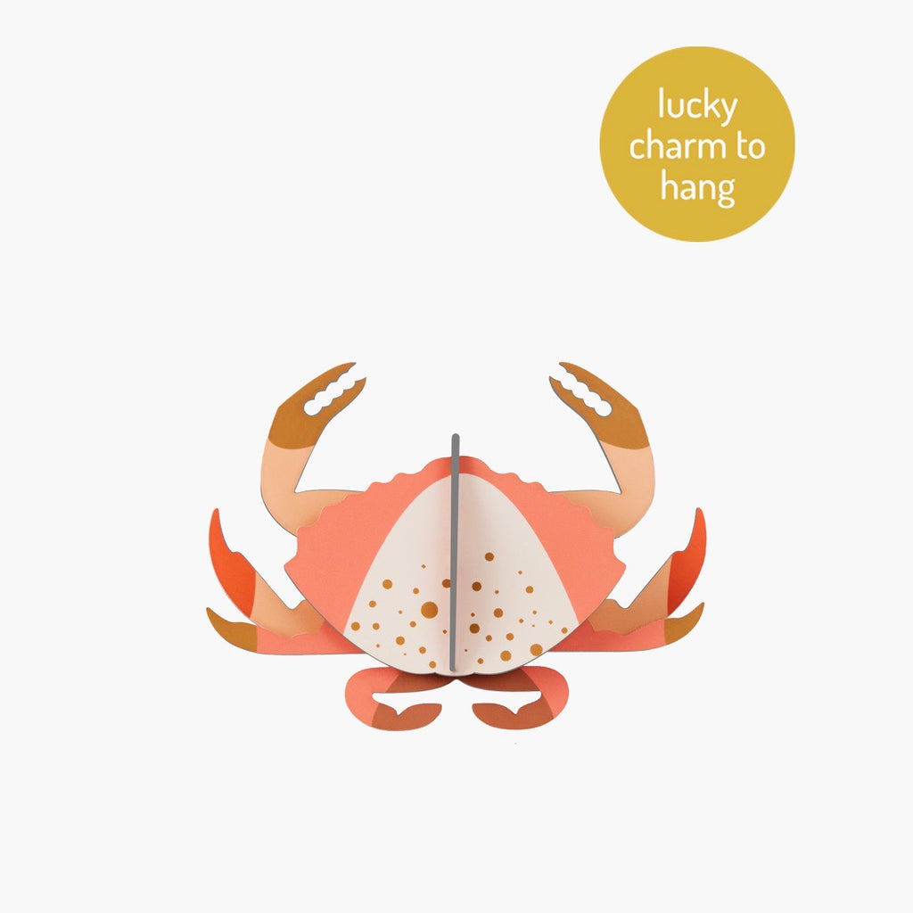 studio ROOF Lucky Charm Crab | Glücksbringer Anhänger von Studio Roof