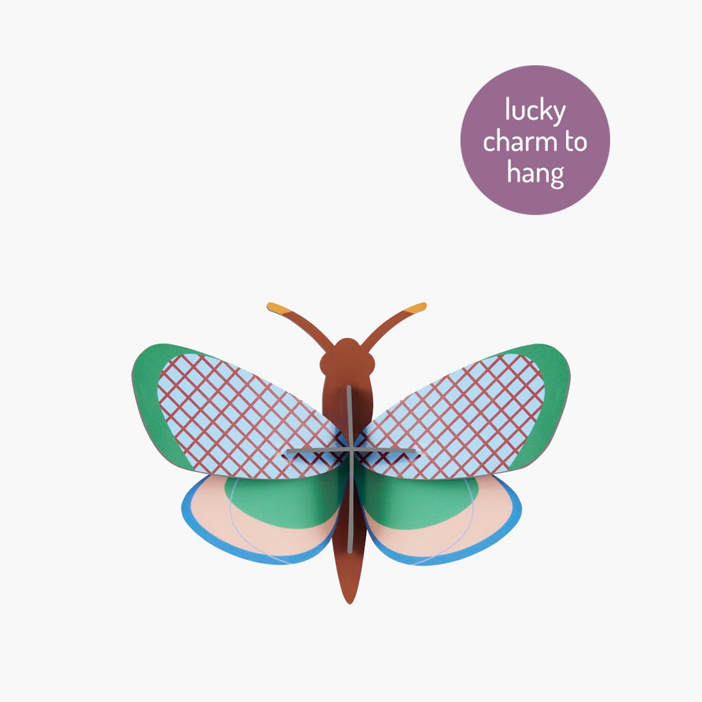 studio ROOF Lucky Charm Grid Butterfly | Glücksbringer Anhänger von Studio Roof
