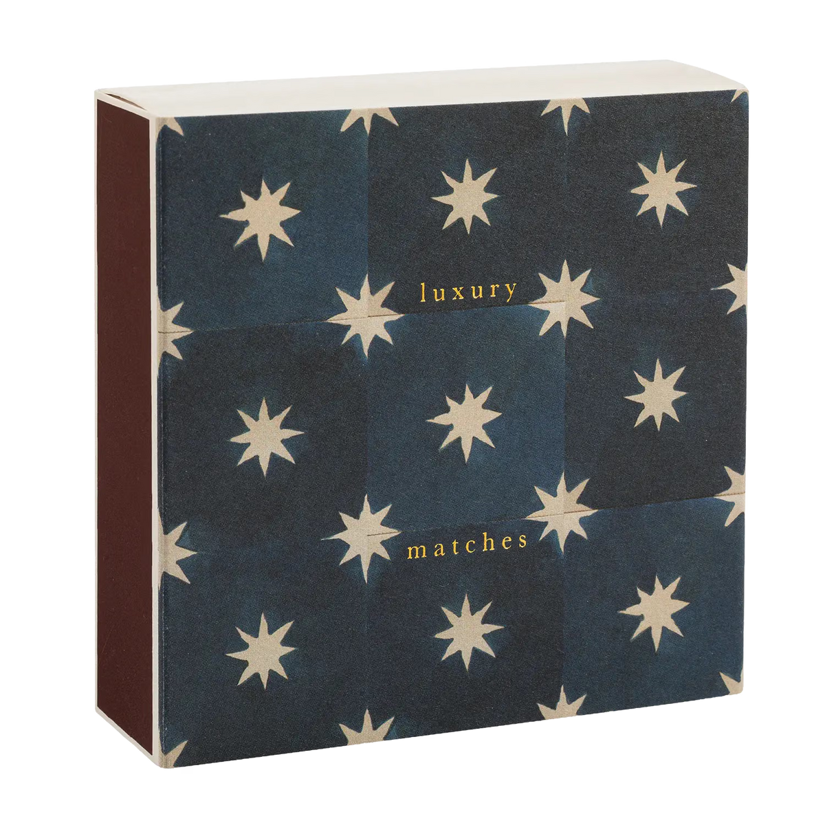 Lange Streichhölzer „Navy Star Tile“ | in Square Matchbox | Archivist