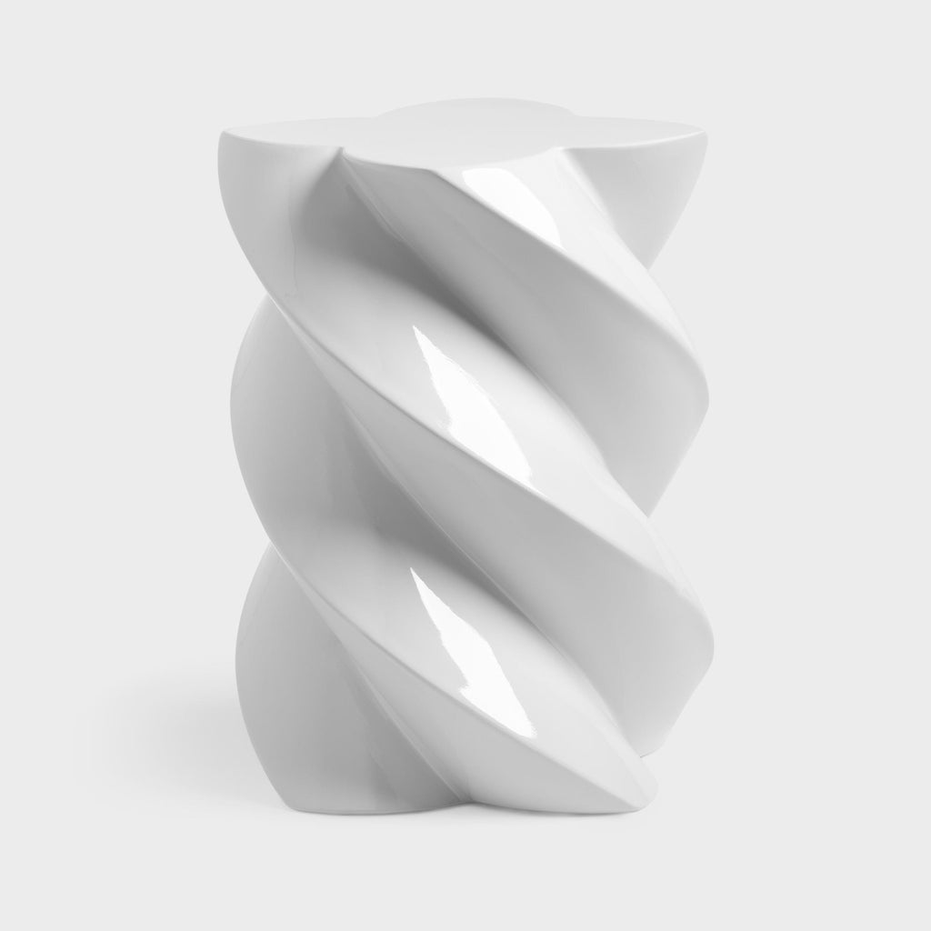 &Klevering Beistelltisch Pillar Marshmallow Concrete von &Klevering | Glasfaser