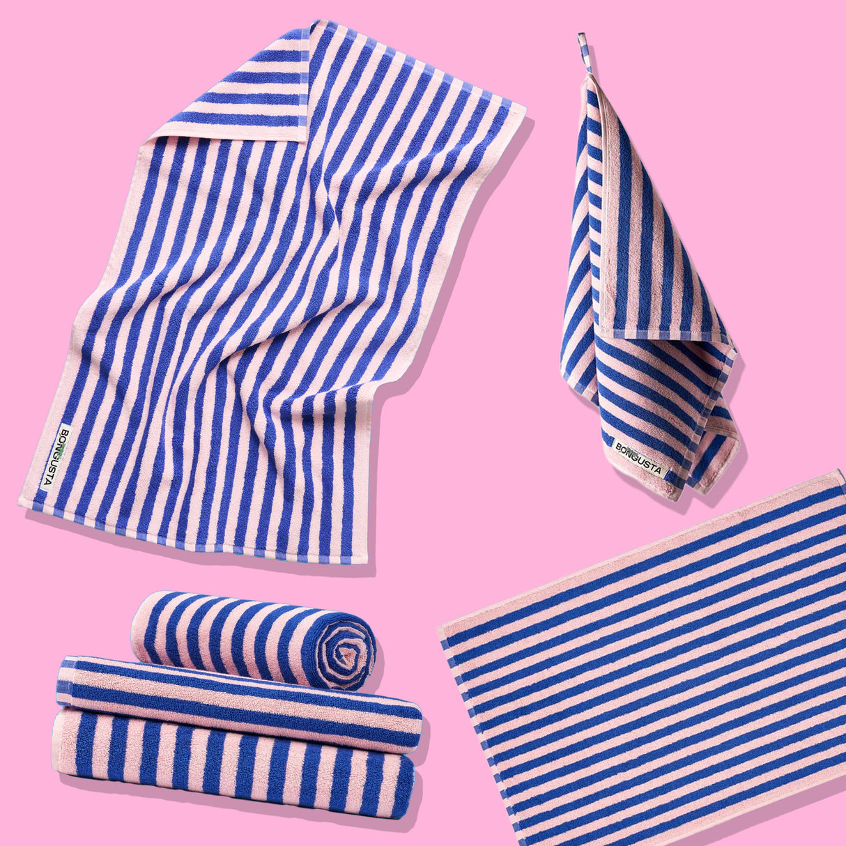 BONGUSTA Bongusta Bundle "Dazzling Blue & Rose" | Badezimmer Starter Set