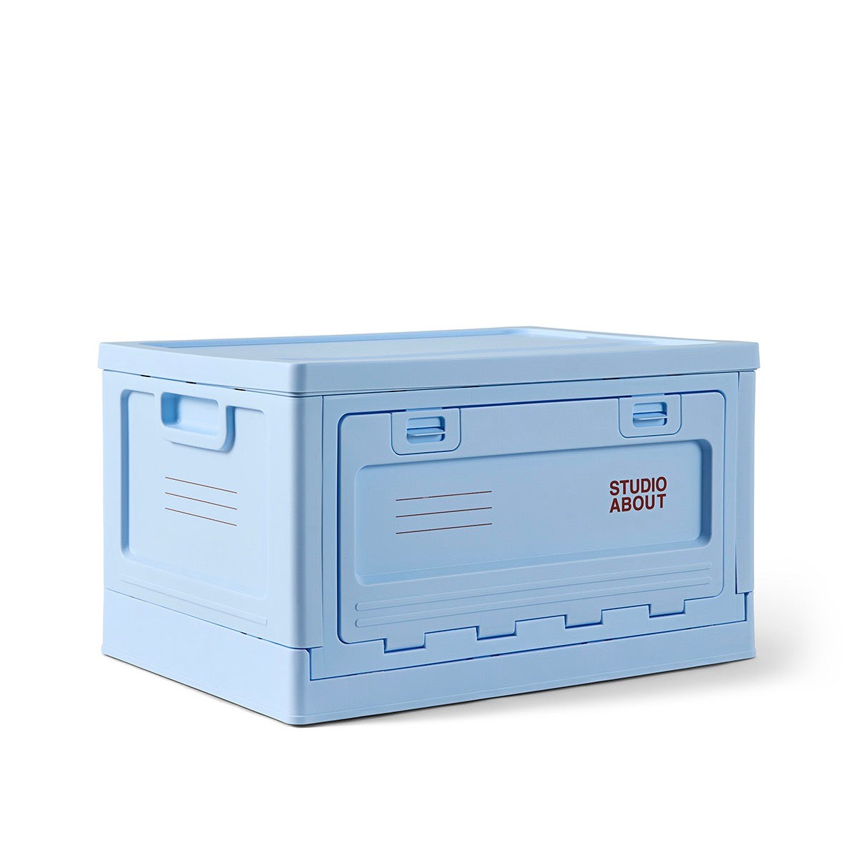 Studio About Aufbewahrungsbox Studio About "Large" | Light Blue Kunststoff | Praktisch & Dekorativ