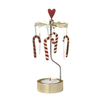 Pluto Design Engelspiel “Candy Cane” | Festliche Zuckerstange in Gold | Pluto Design
