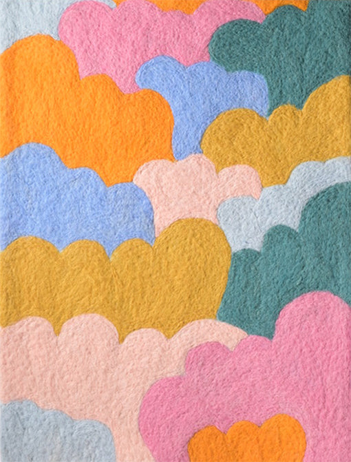 aveva design Wandteppich "Clouds of Limhamn" | Aveva Design| 100% Wolle | 50x70cm