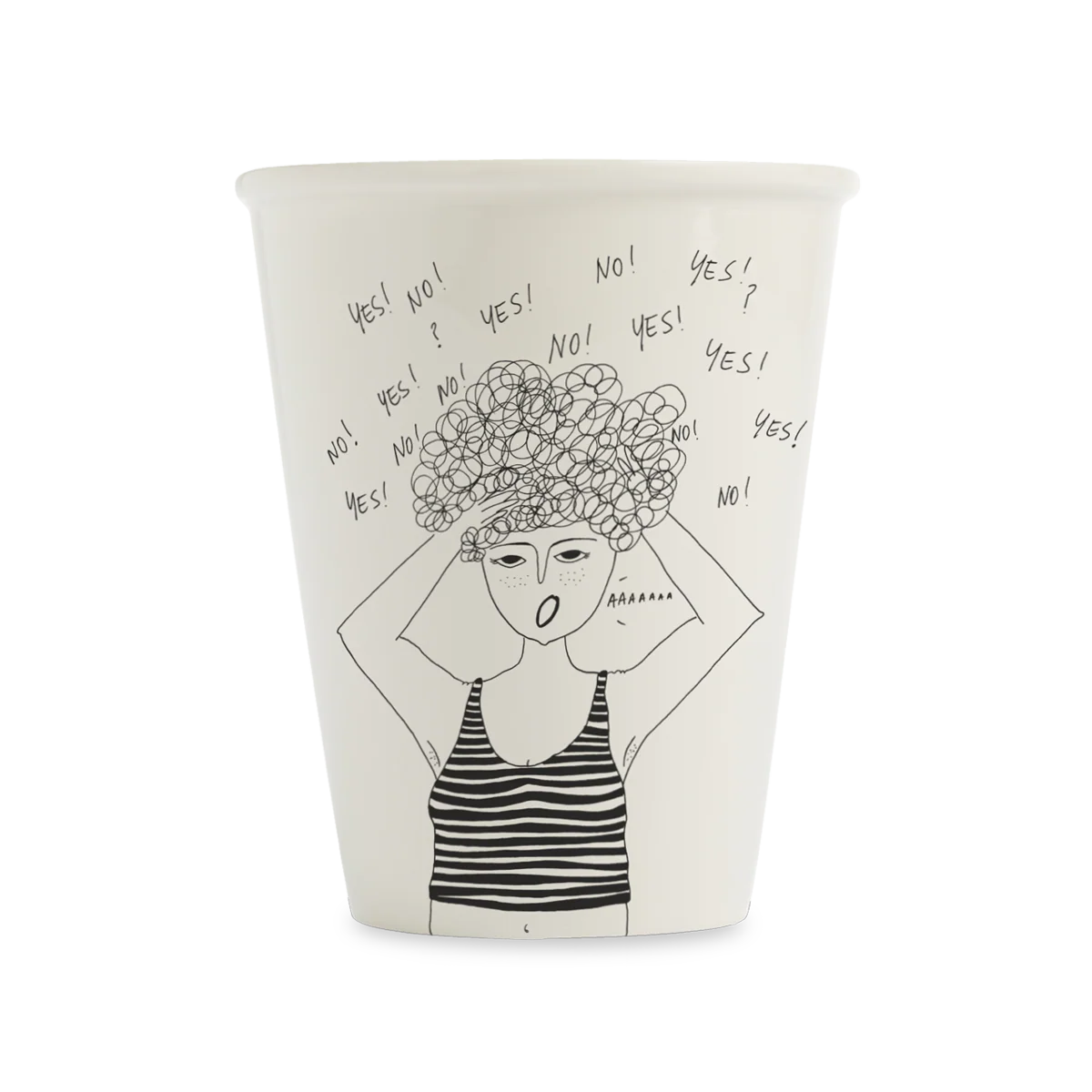 helen b Design Mug “Overthinking” | Für alle, die zu viel denken | helen b