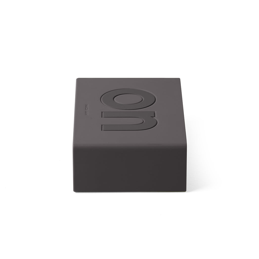 Lexon Wecker Flip+ (Dark Grey) | Intuitiver Wecker mit Funkgesteuerter Uhrzeit