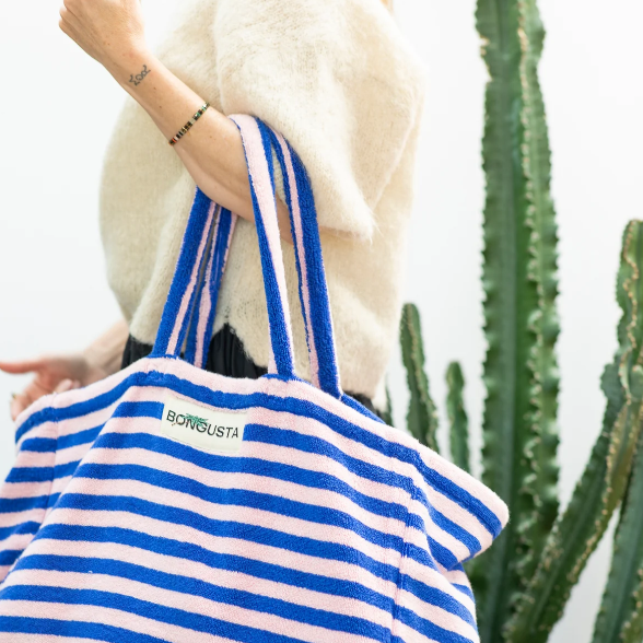 BONGUSTA Weekendbag "Naram Dazzling Blue & Rose" | BONGUSTA