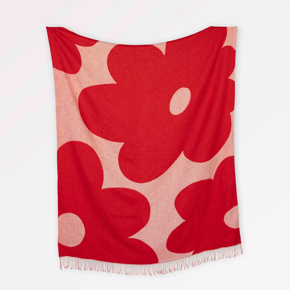 Textilwerk Decke „Big Flower Pattern“ 150x200cm | Florales Design | Textilwerk