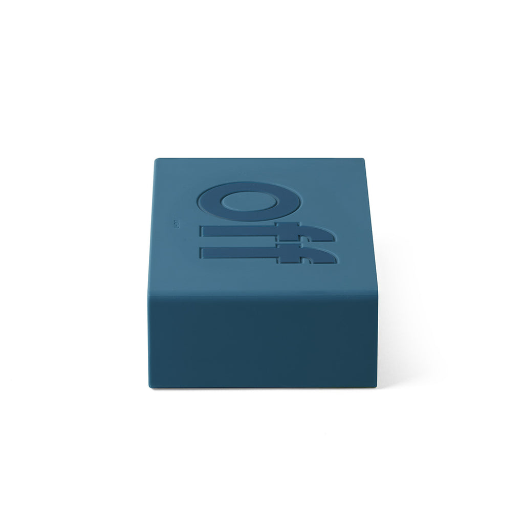 Lexon Wecker Flip+ (Duck Blue) | Intuitiver Wecker mit Funkgesteuerter Uhrzeit