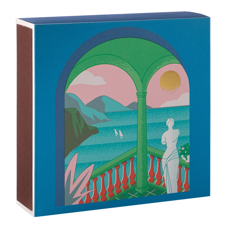 Archivist Lange Streichhölzer „A Romantic View“ von Archivist | Extra lang in Square Matchbox