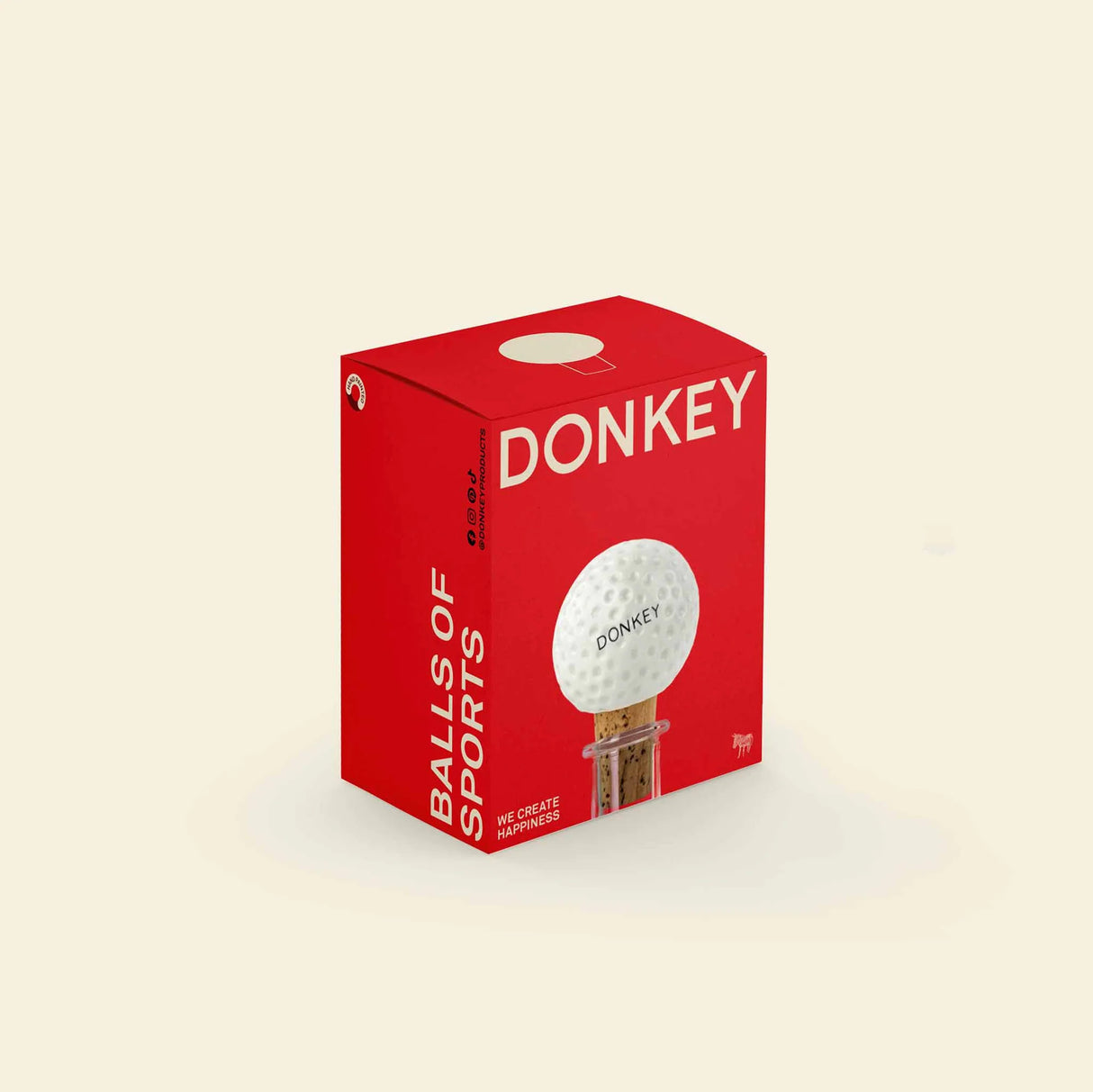 Donkey Products Flaschenverschluss „Icons of Sport Golf“ | Originelles Geschenk | Donkey Products