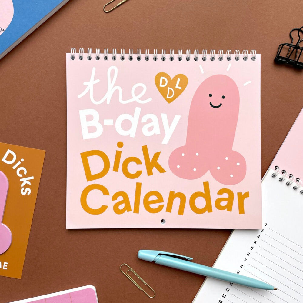 Dicks Don´t Lie Geburtstagskalender The B-day Dick Calender | Kalender Dicks Don´t Lie