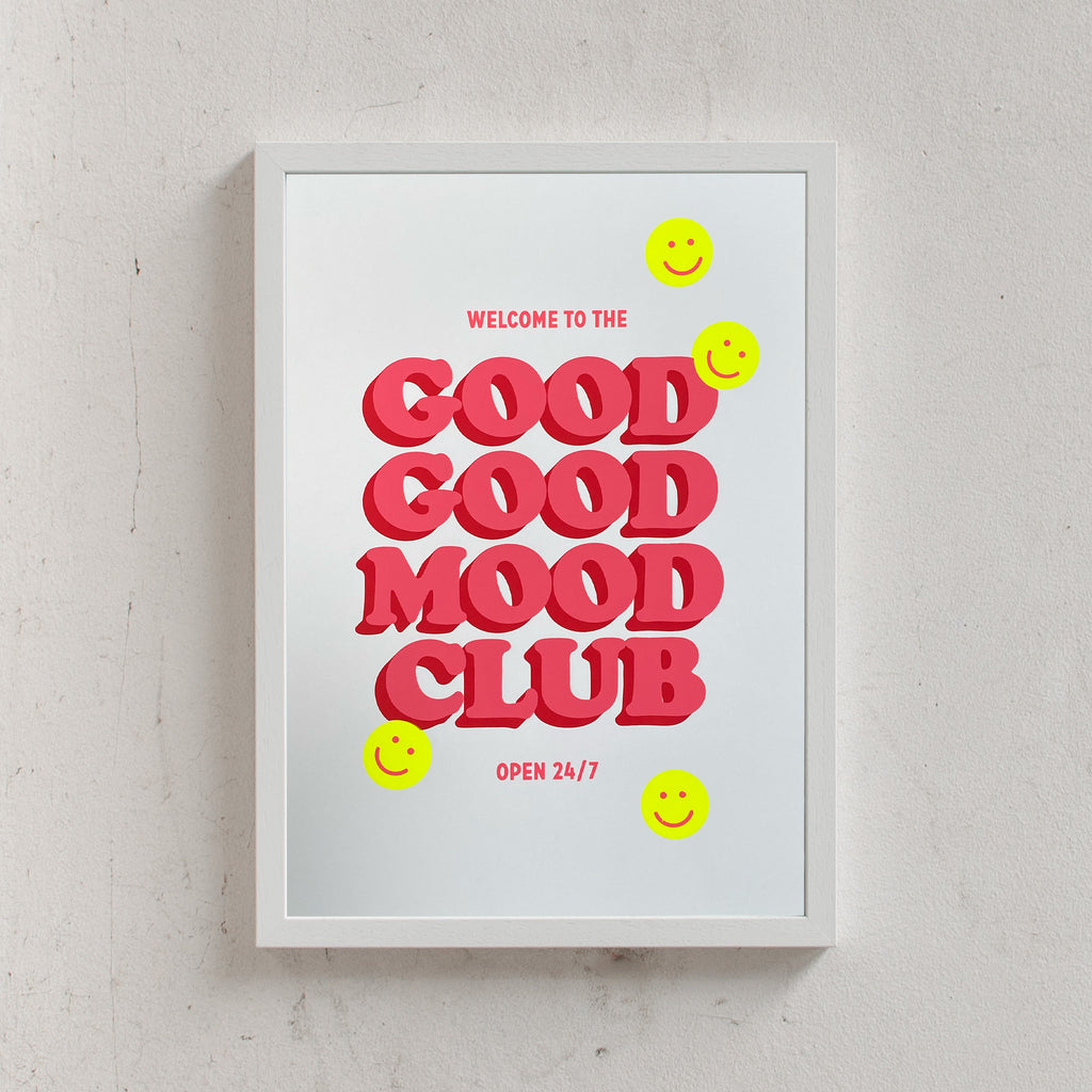Edition SCHEE Good Good Mood Club (Din A3) weiß