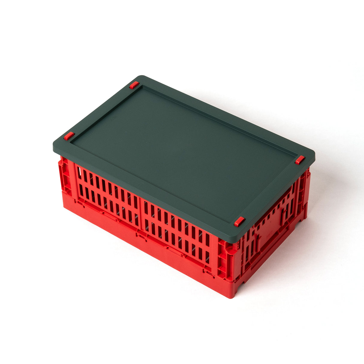 HAY Deckel „Faltbox Small Dark Green“ | Zeitlos kombiniert | HAY