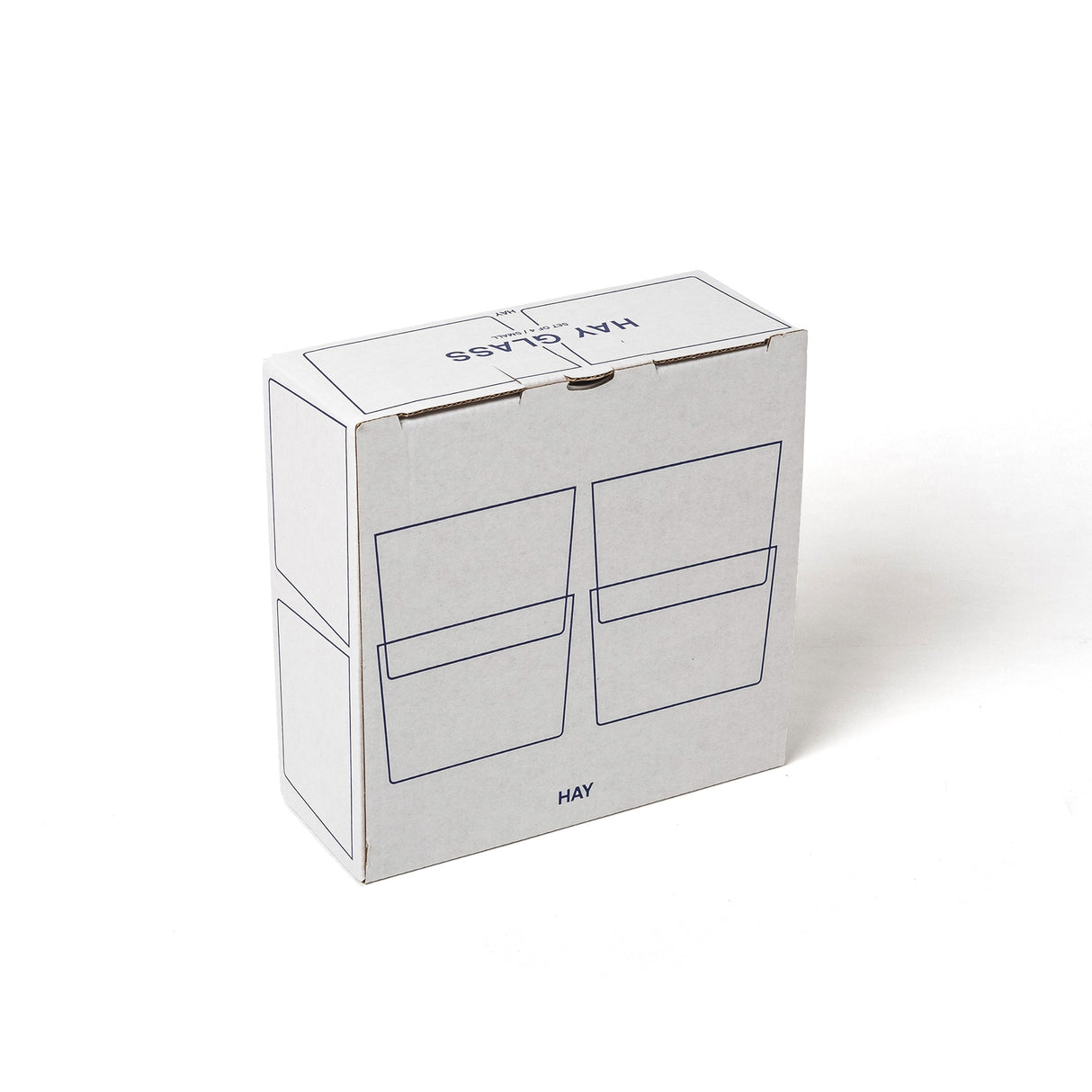 HAY Glas „Small Clear“ 4 Stk. | 4er Set | Fein & minimal | HAY