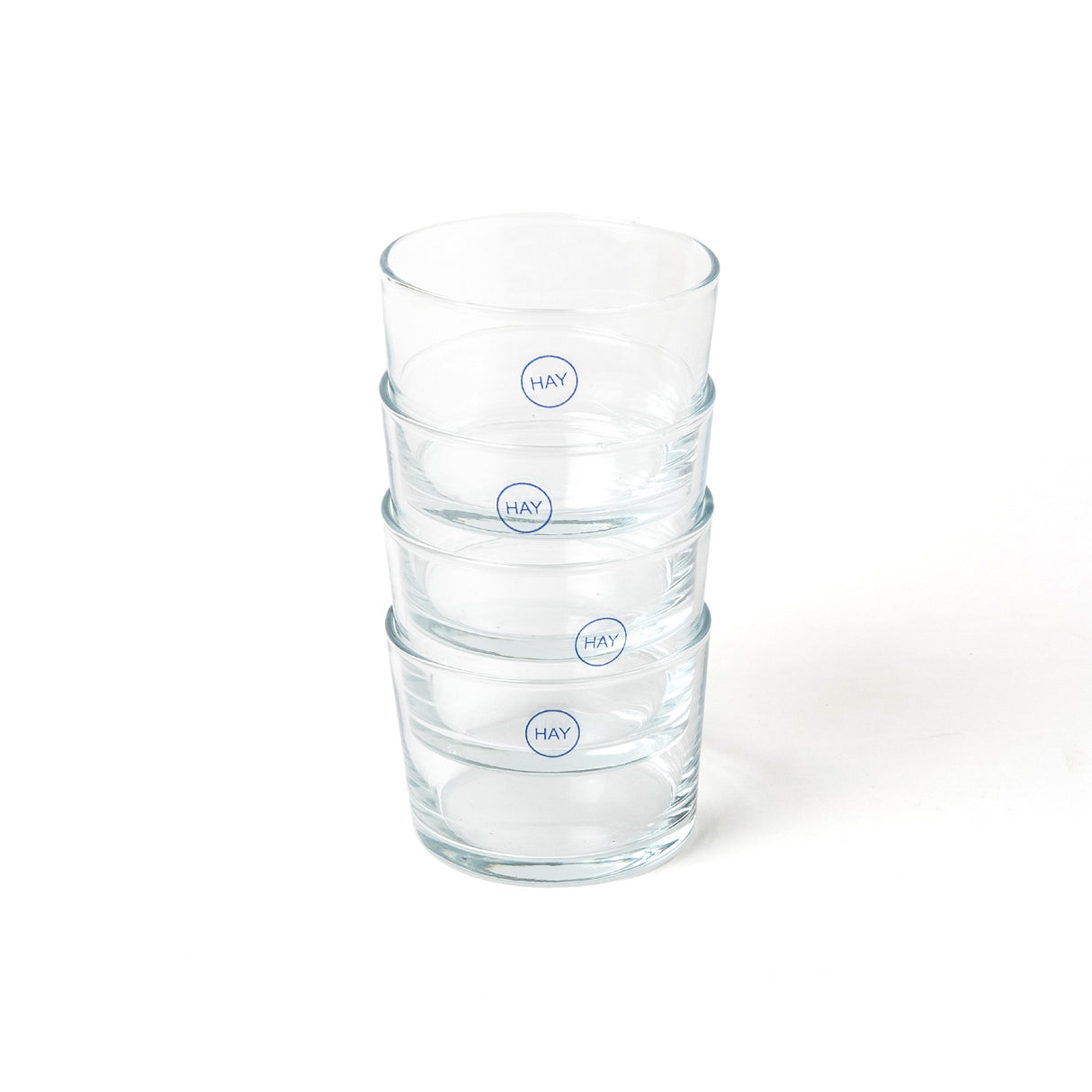 HAY Glas „Small Clear“ 4 Stk. | 4er Set | Fein & minimal | HAY