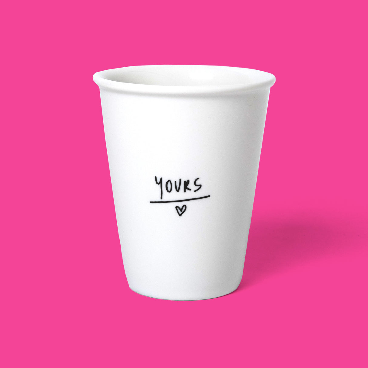 helen b Becher Helen B “Yours” | Weiß Keramik | Perfekt für Paare