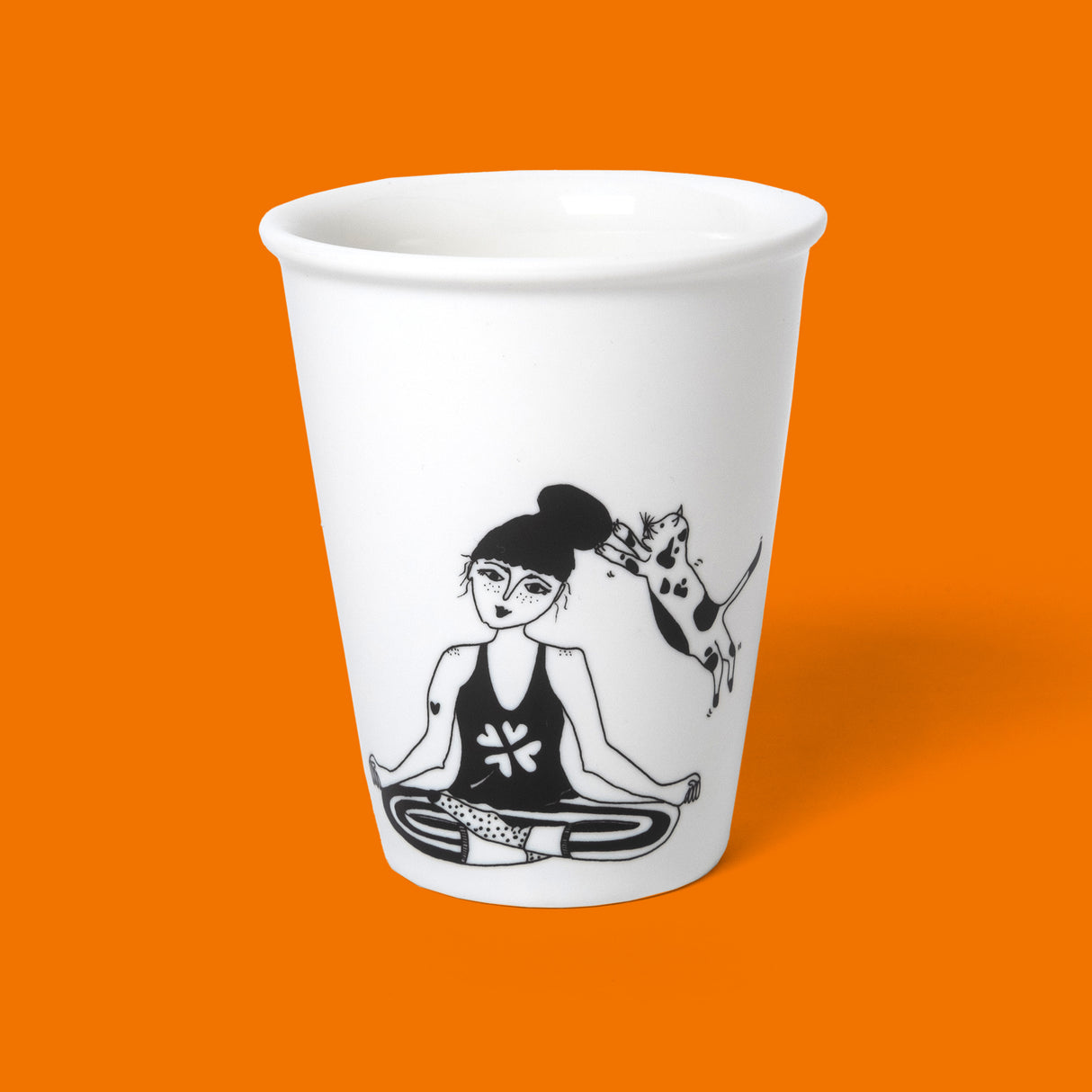helen b Becher helen b "Zen with Cats" | Design Mug mit Illustrationen von Helen Blanchaert