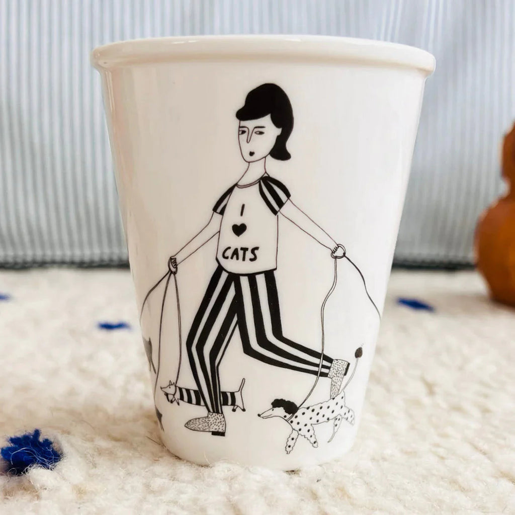 helen b Becher helen b "I love cats" | Design Mug mit Illustrationen von Helen Blanchaert
