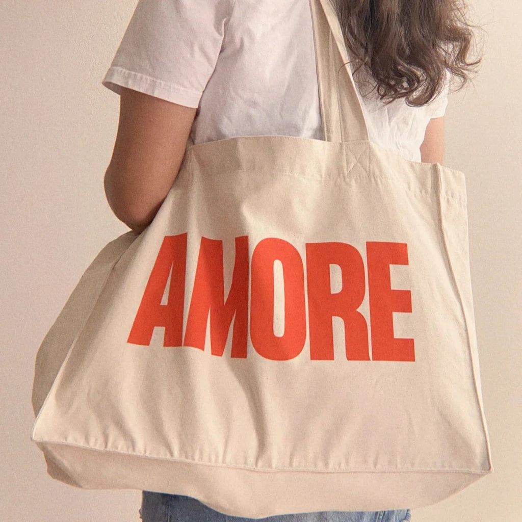 navucko Canvas Shopper "AMORE" | navucko | Fairtrade - liebevolles Design