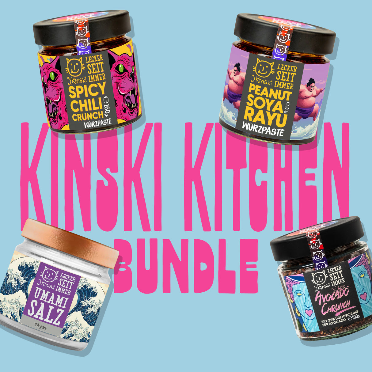Kinski Kitchen Essentials Bundle | Würzige Basics für kreative Küchen
