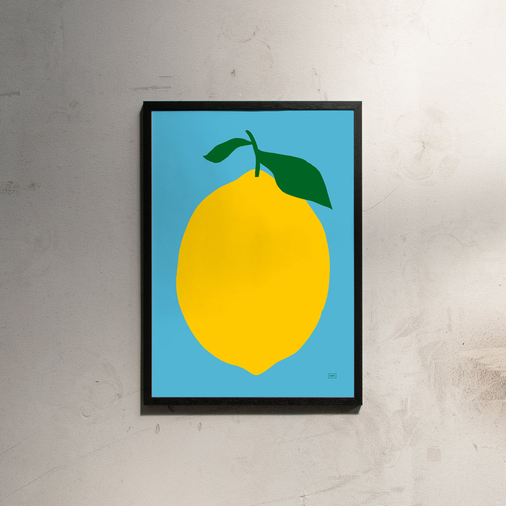 Edition SCHEE Lemon (Din A2) | Fine Art Print von Edition SCHEE schwarz