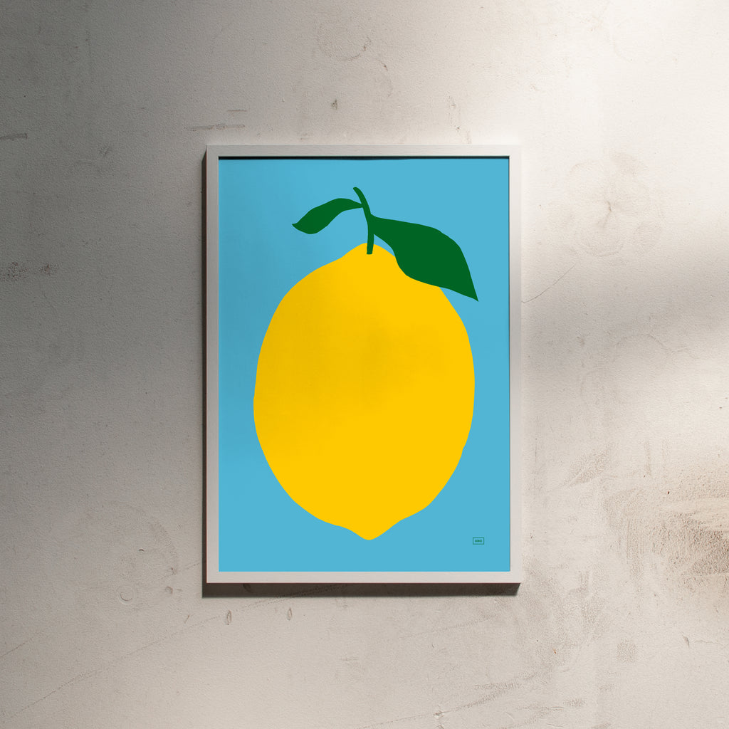 Edition SCHEE Lemon (Din A2) | Fine Art Print von Edition SCHEE weiß