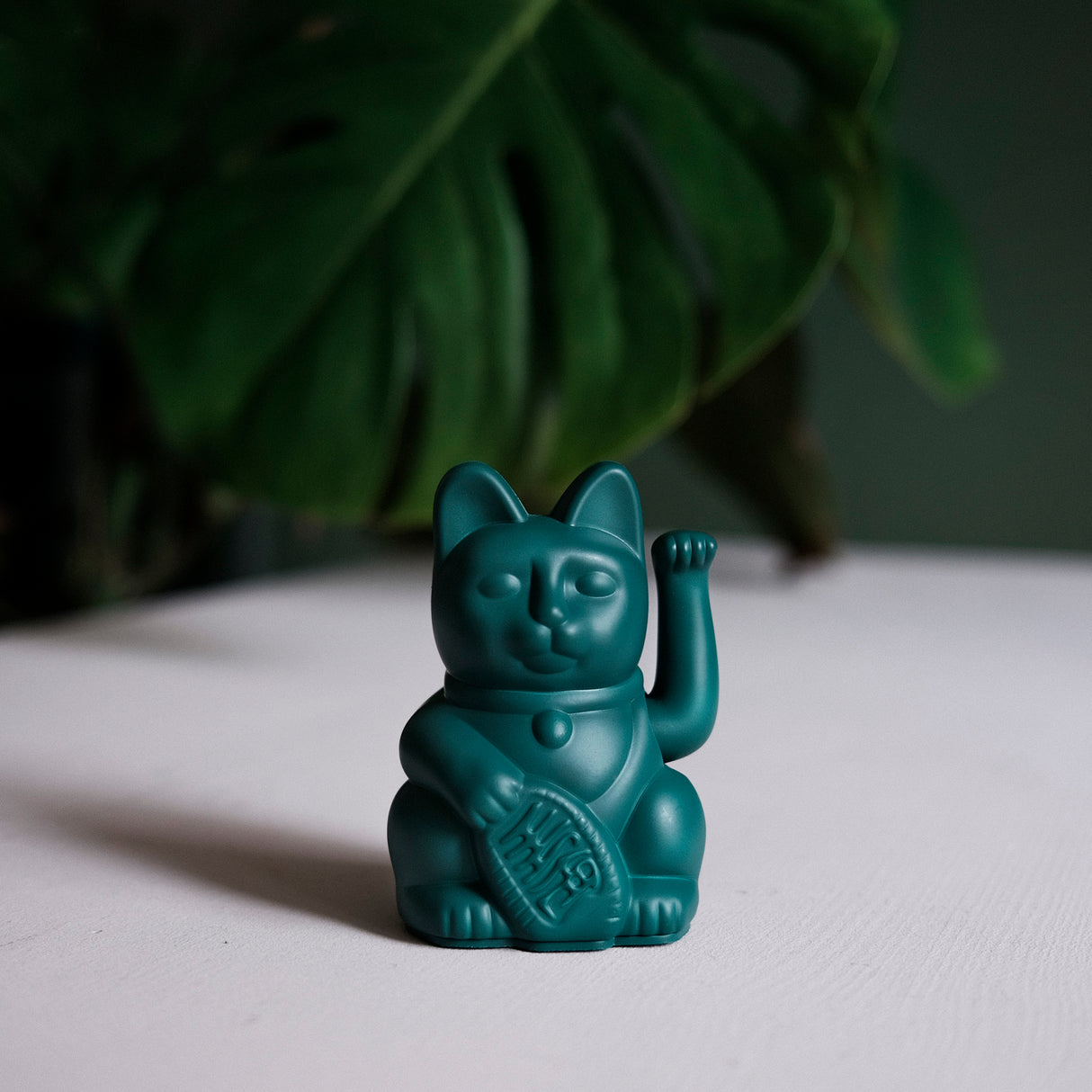 Donkey Products Winkekatze Mini "Lucky Cat Green" | deine stylische Glücksbringerin