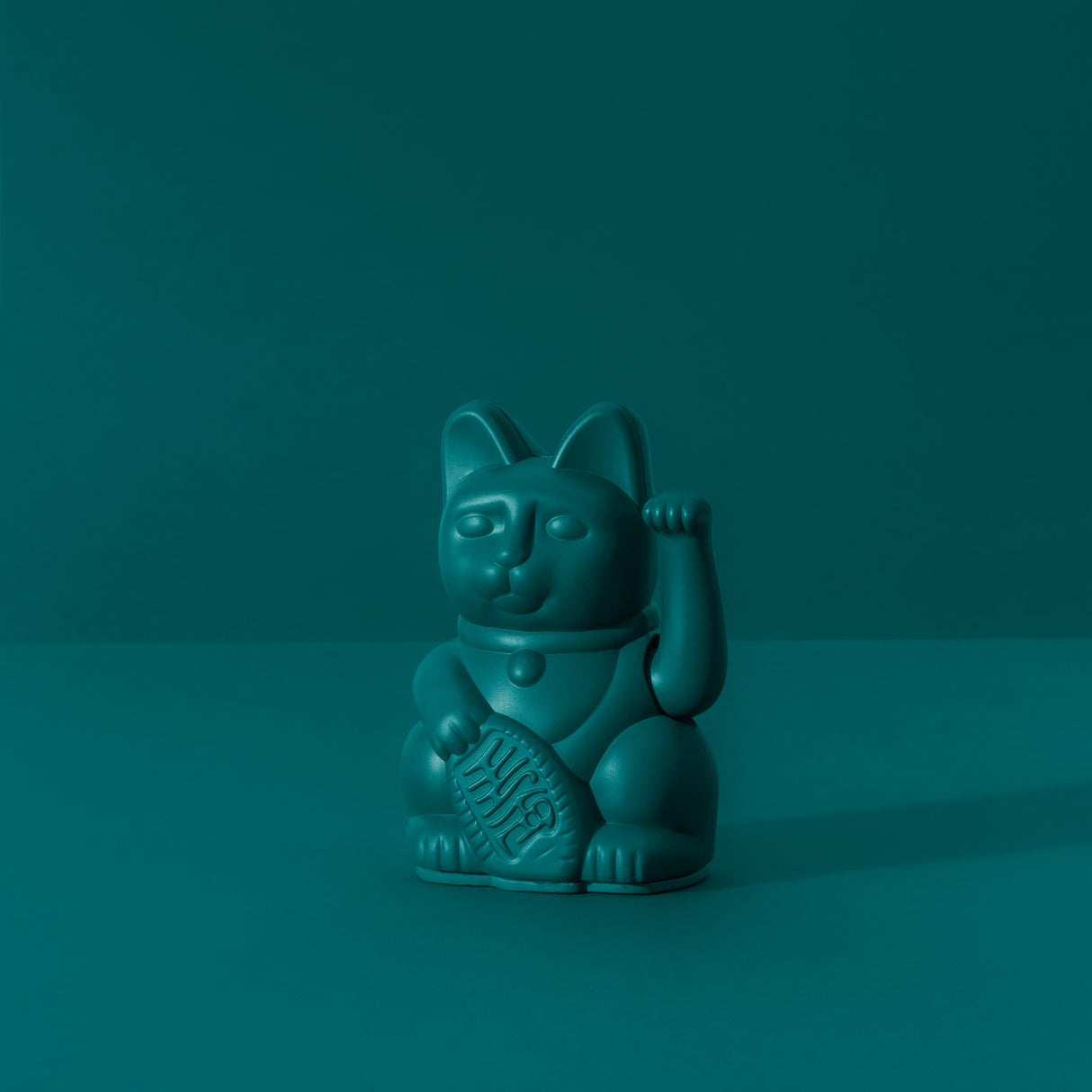 Donkey Products Winkekatze Mini "Lucky Cat Green" | deine stylische Glücksbringerin